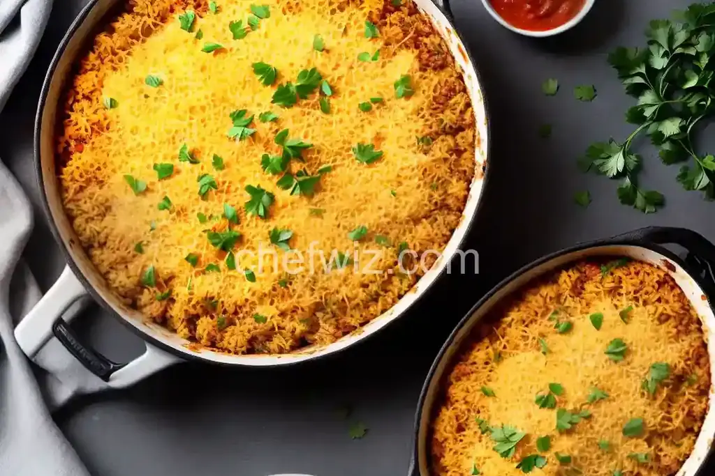 Baked Cheesy Rice - Chefwiz.com