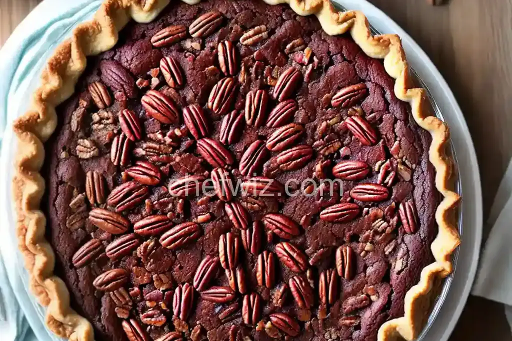 Brownie Pecan Pie - Chefwiz.com