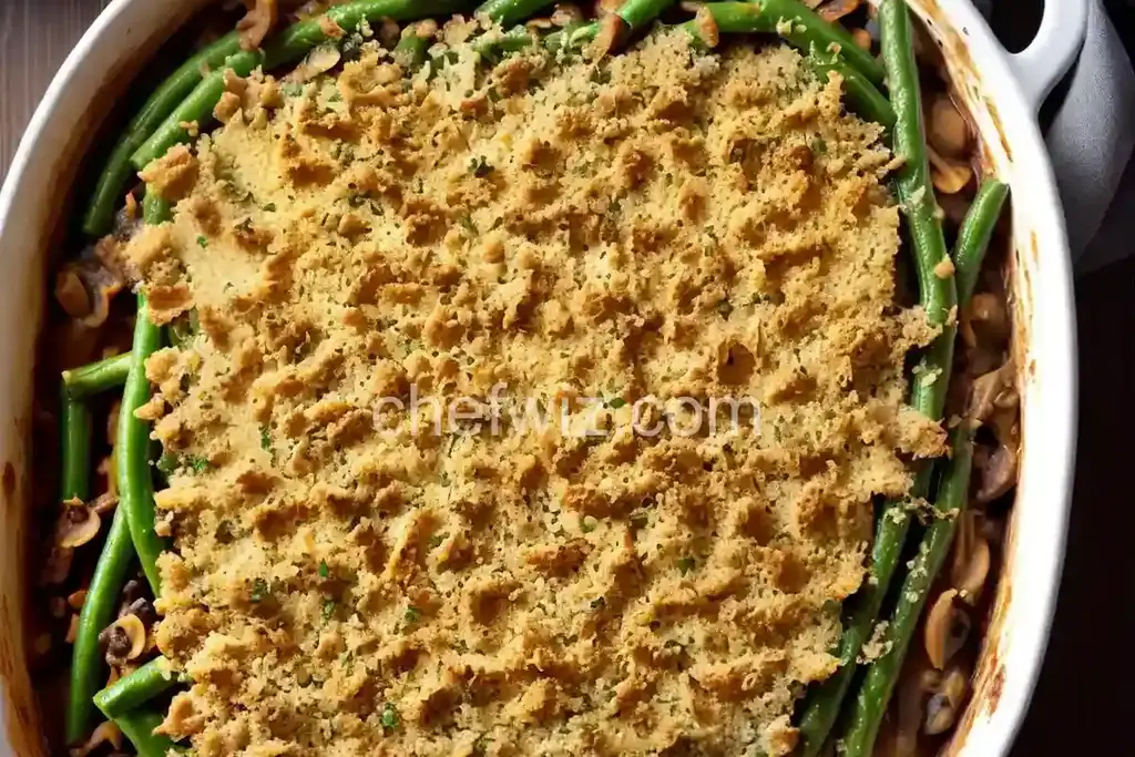 Green Bean Mushroom Casserole - Chefwiz.com