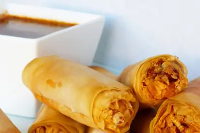 Goat Cheese and Chorizo Rolls