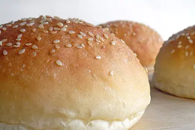Homemade Sesame Seed Buns