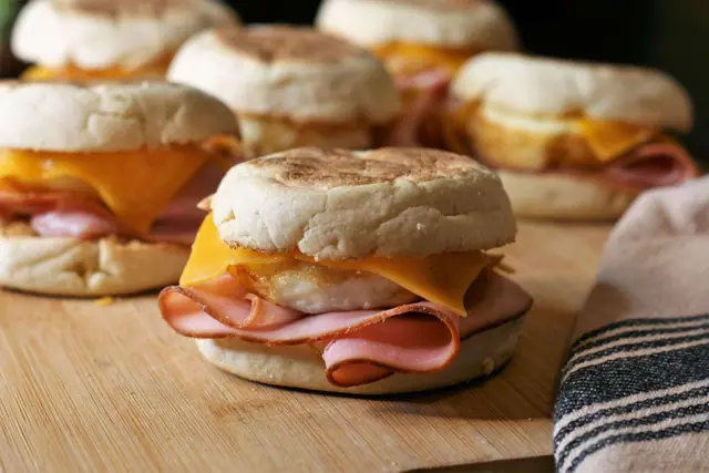 Ham & Cheese Breakfast Sandwich