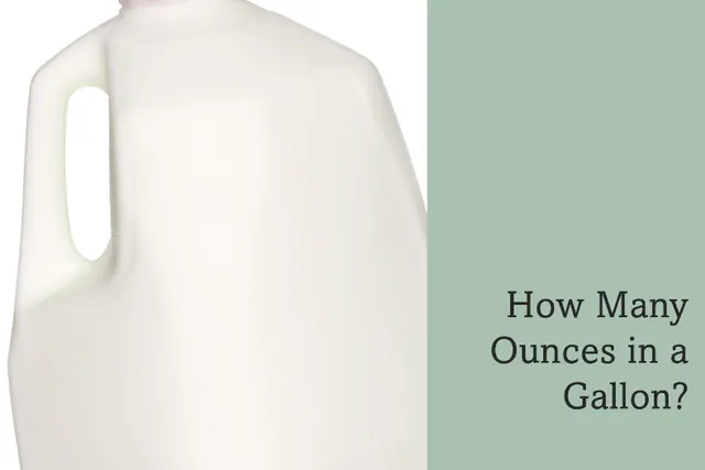 The Comprehensive Guide: How Many Ounces Are In A Gallon? Oz in a Gallon