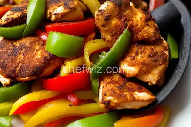 Air Fryer Chicken Fajitas