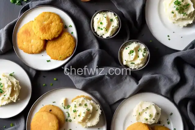 Air Fryer Mashed Potato Cakes