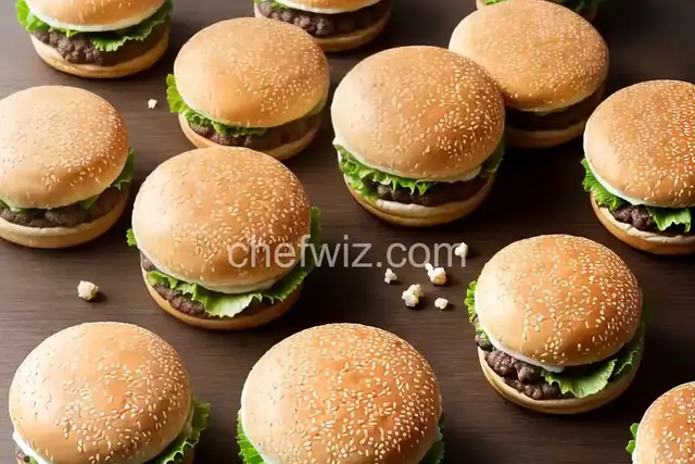 Almost White Castle Hamburgers