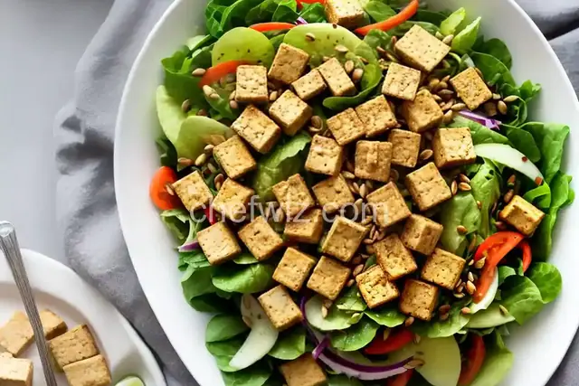 Amazing Crunchy Tofu Salad