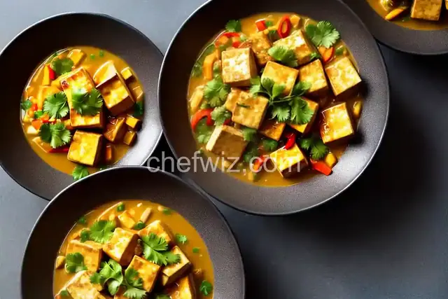 Amazing Simple Thai Tofu