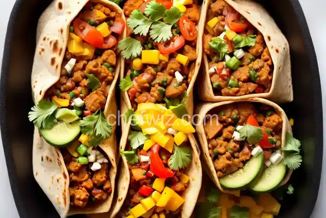 Appetizing Vegetarian Burritos