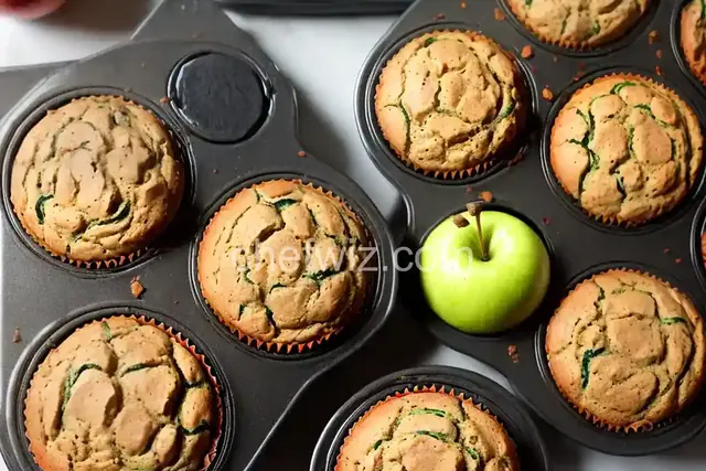 Apple Cinnamon Zucchini Muffins