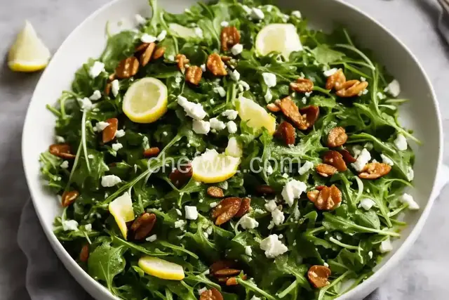 Arugula Salad with Lemon Vinaigrette