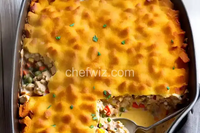 Aunt Jewel's Chicken Dressing Casserole