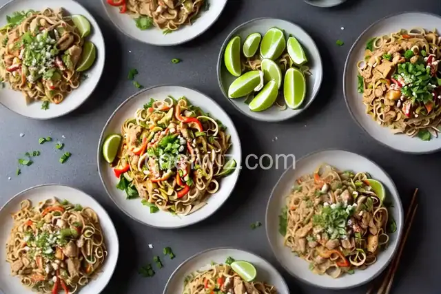 Authentic Pad Thai Noodles