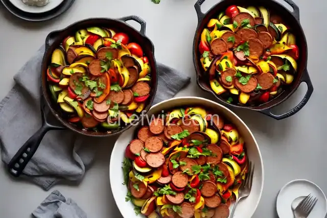 Autumn Ratatouille with Hillshire Farm Smoked Sausage