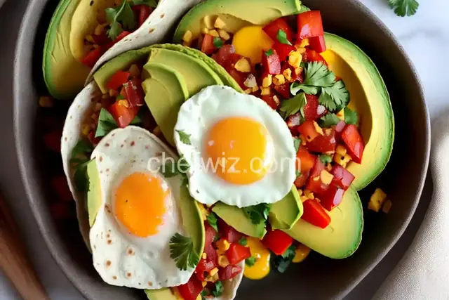 Avocado and Egg Breakfast Burrito