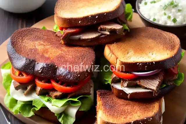 BBQ Beef Brisket Sandwiches