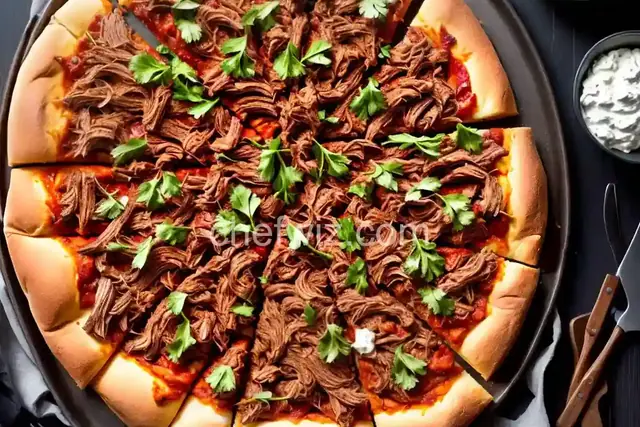 BBQ Pulled Pork Pizza