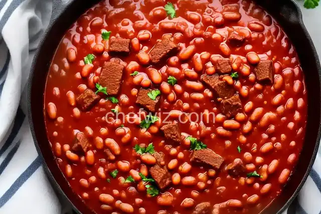 Baked Beans with Beef