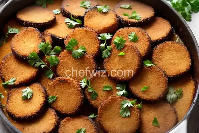 Baked Fried Breaded Eggplant