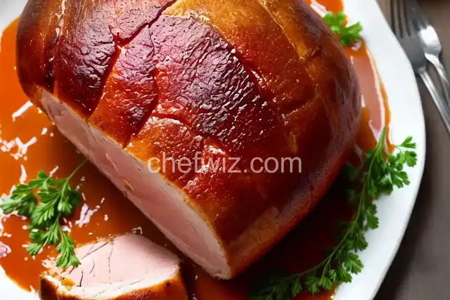 Baked Ham with Sweet Glaze