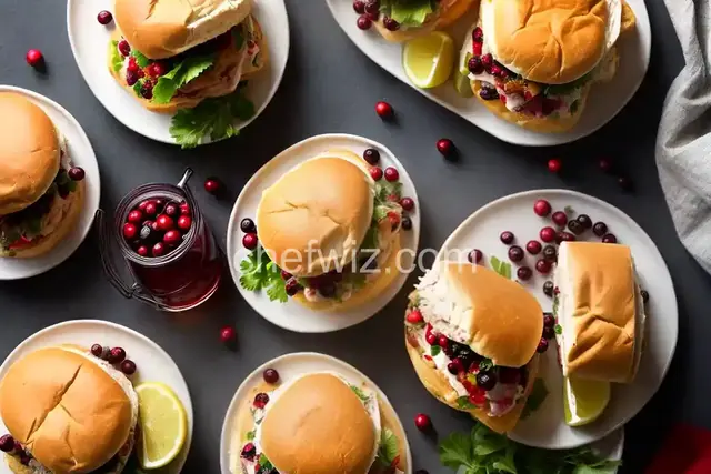 Baked Turkey and Cranberry Sliders