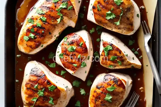 Balsamic Goat Cheese Stuffed Chicken Breasts