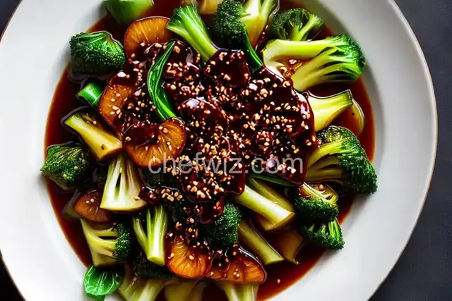 Balsamic Vinegar and Ginger Bok Choy