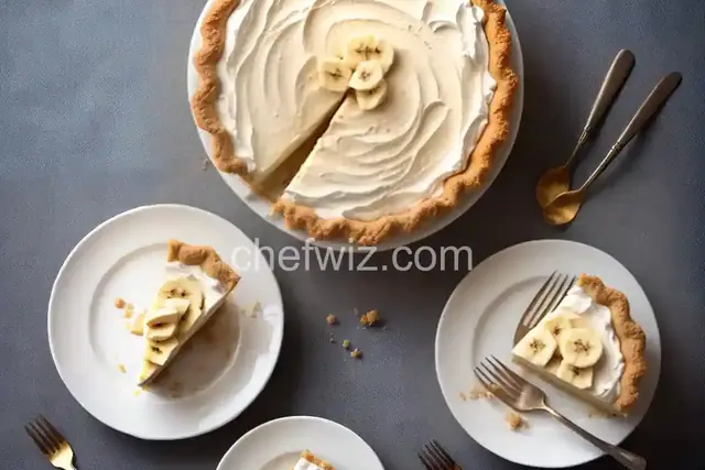 Banana Cream Pie with Pudding