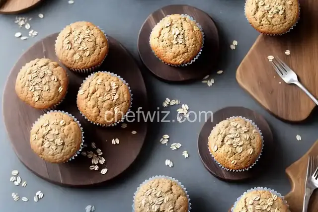 Banana Oat Muffins