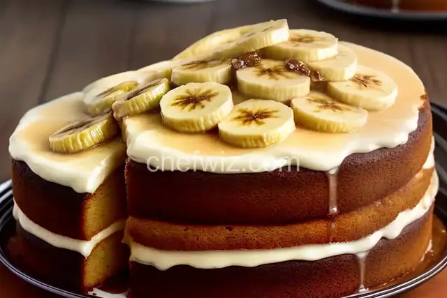 Bananas Foster Cake