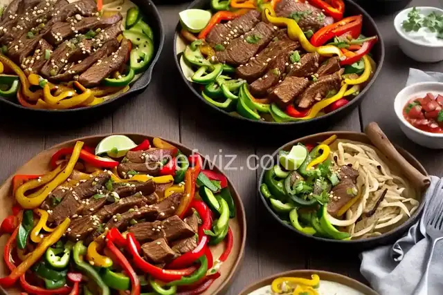 Barbeque Pork Fajitas