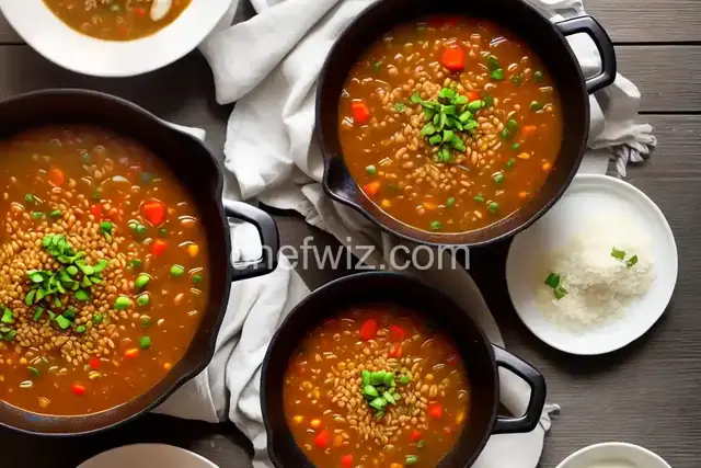 Beaker's Vegetable Barley Soup
