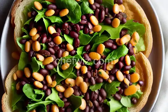 Beans and Greens Tartine