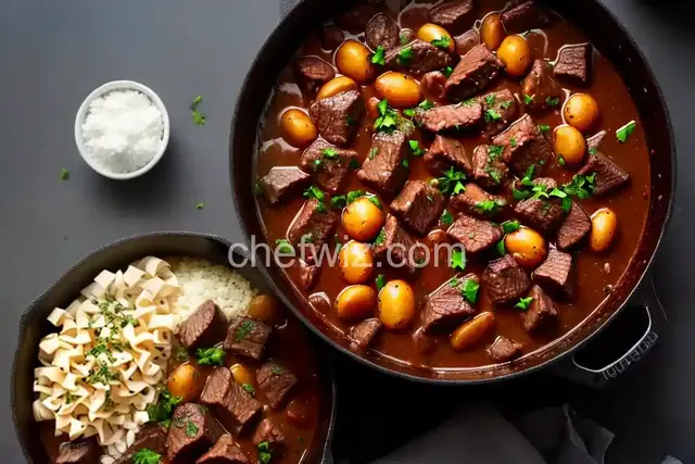 Beef Bourguignon Without the Burgundy