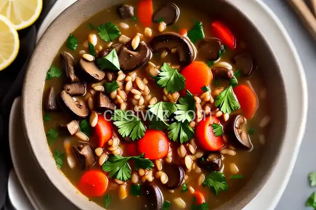 Beef Mushroom Barley Soup