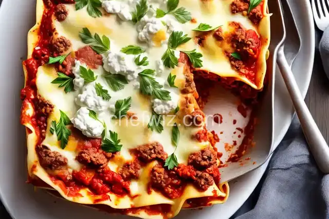 Best Lasagna with Ricotta Bechamel