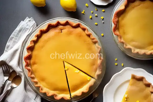 Bill Clinton's Lemon Chess Pie