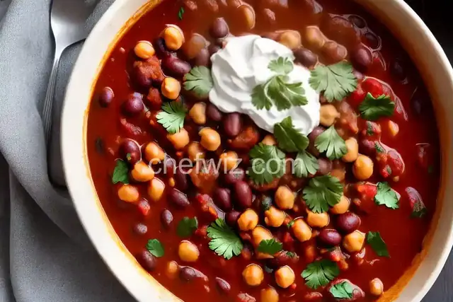 Black Bean and Chickpea Chili