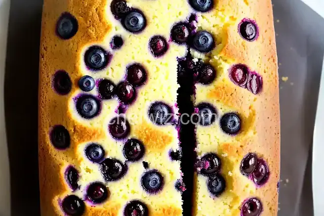 Blueberry-Lemon Pound Cake