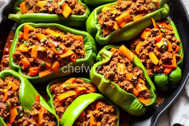 Bob's Stuffed Banana Peppers