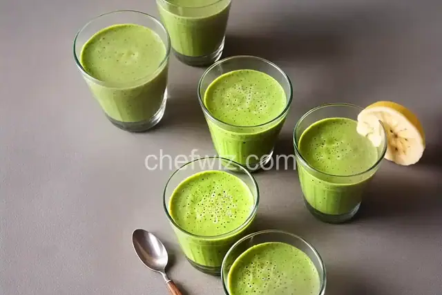 Breakfast Banana Green Smoothie