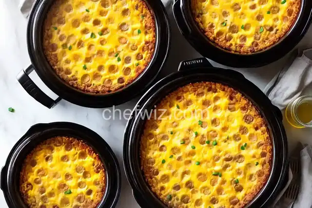 Breakfast Casserole in a Slow Cooker