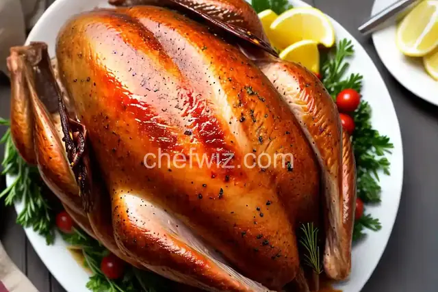 Brined and Roasted Whole Turkey