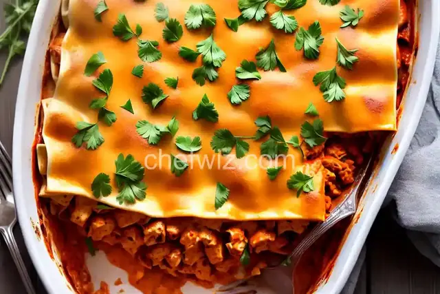 Buffalo Chicken Lasagna