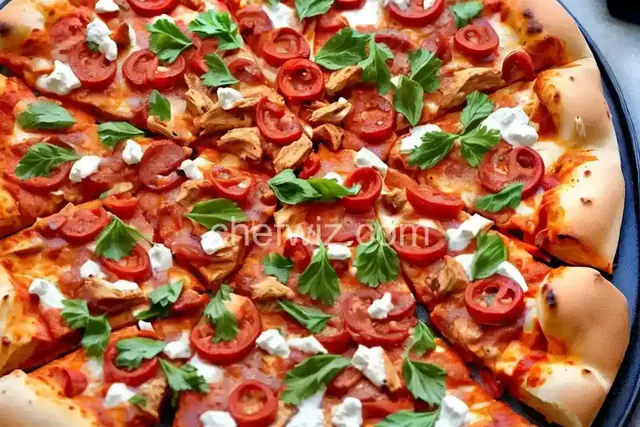Buffalo-Style Chicken Pizza