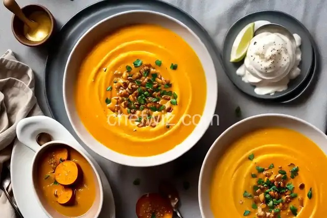 Butternut Squash Sweet Potato Soup