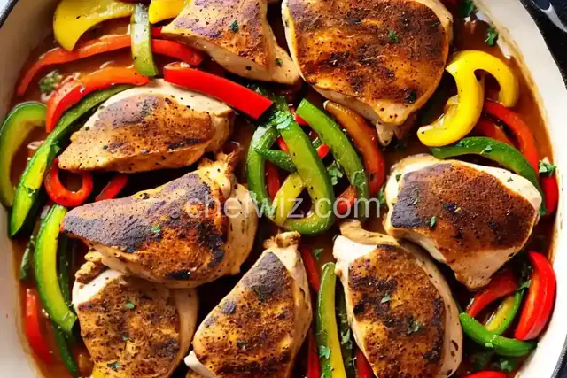 Cast Iron Chicken Fajitas