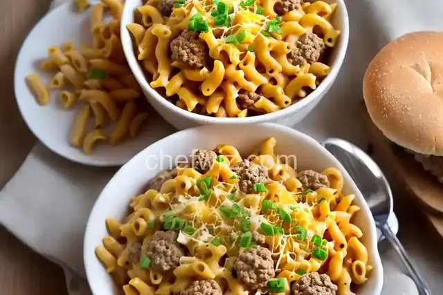Cheese and Hamburger Macaroni