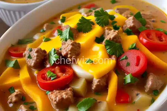Cheeseburger Chowder