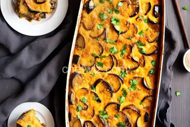 Cheesy Eggplant Casserole